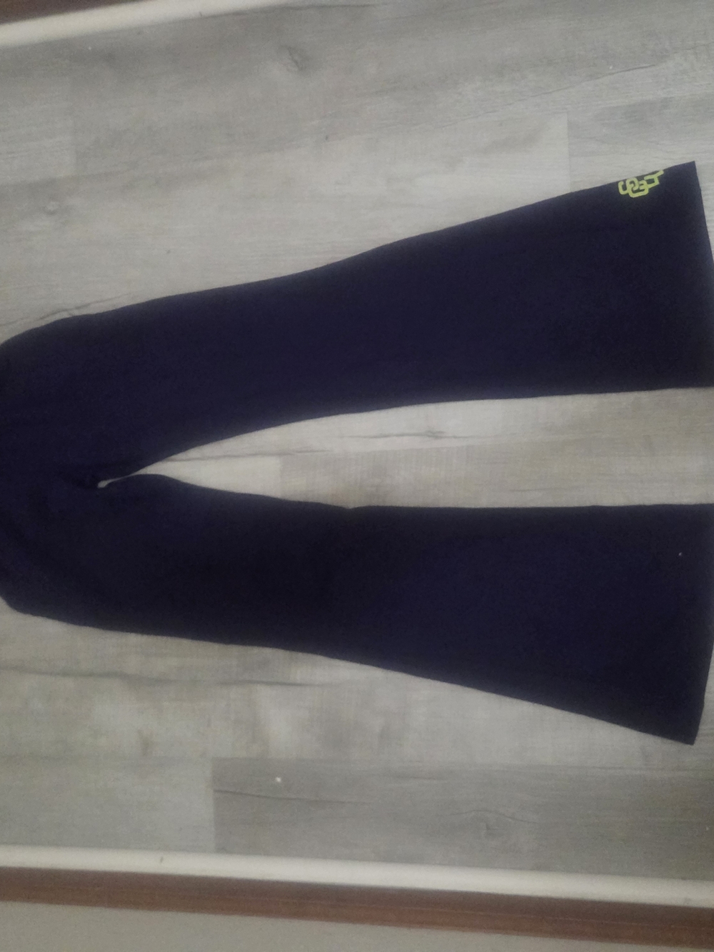 Casall Women's Flared Yoga Pants Size Small Marine Blue NWT